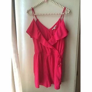 Tie back pink American Eagle Romper