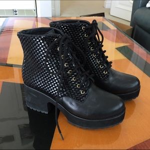 ASOS Leather Black Booties