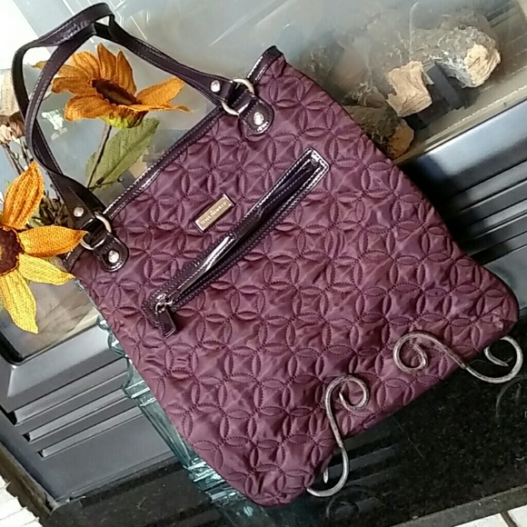 Vera Bradley Plum Color Bag, Quilted,