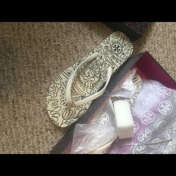 Tory Burch flip flops - brand new in box