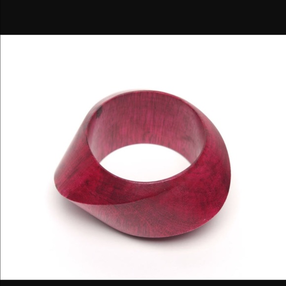 Red wooden bangle!
