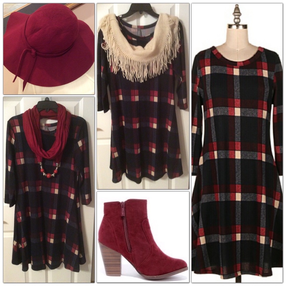 Last 1 - Plaid Dress - Picture 5 of 6