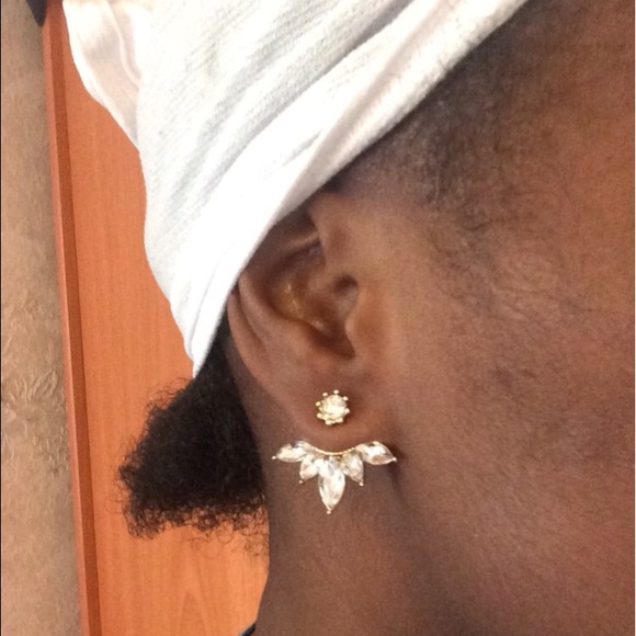 2/$15 Ornate Marquise Rhinestone Double Side - Picture 3 of 4