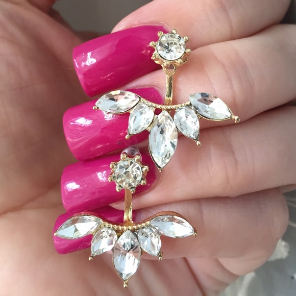 2/$15 Ornate Marquise Rhinestone Double Side - Picture 4 of 4