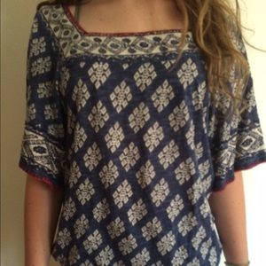 Blue lucky brand top