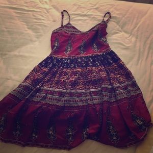 Maroon colored forever 21 dress