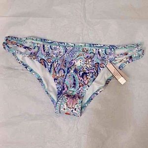 NWT M Victoria Secret strappy cheeky bikini bottom