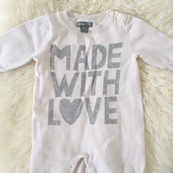 made with love onesie