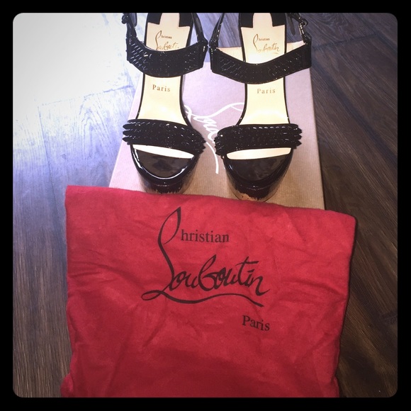 Christian Louboutin Paris wedge heels