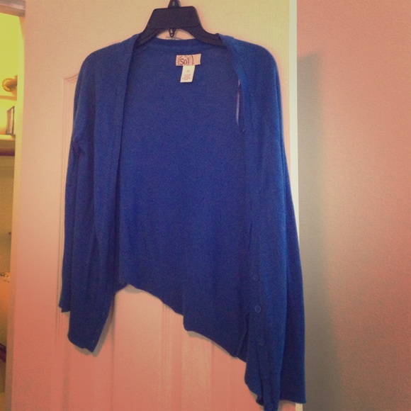 Blue lightweight cardigan