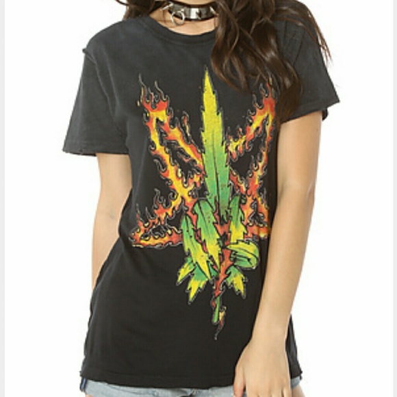 Unif weed burn tee
