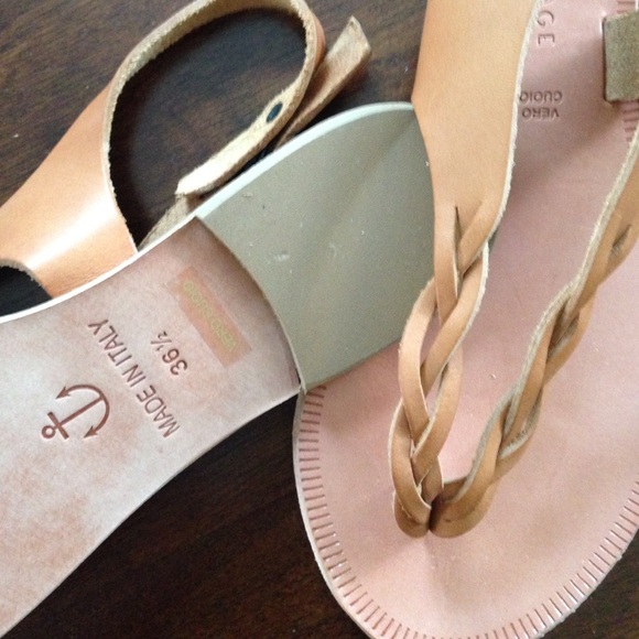 New Italian leather sandals