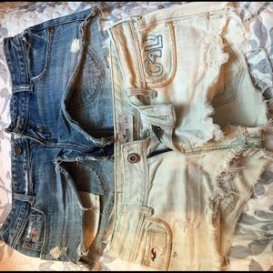 Hollister cutoff shorts