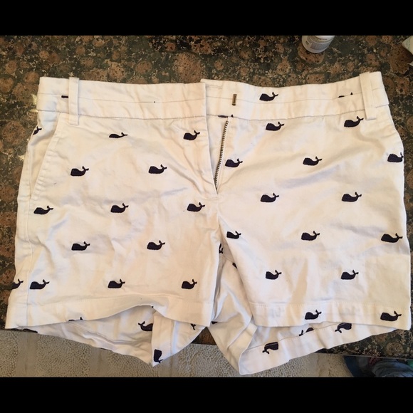 Whale pattern shorts
