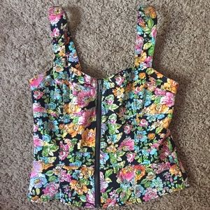 H&M Floral Crop Top