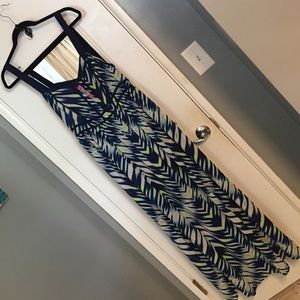NWT Torrid chevron print maxi dress!💙💚