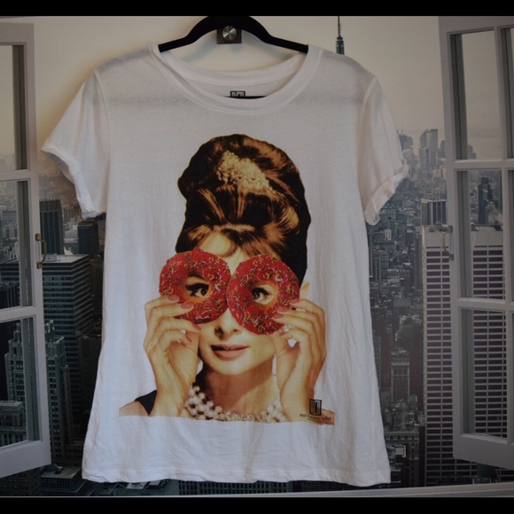 Audrey Hepburn Donut shirt