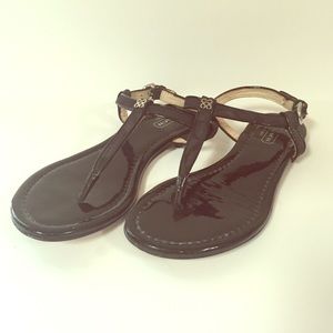 Coach Logo Sandals 5.5