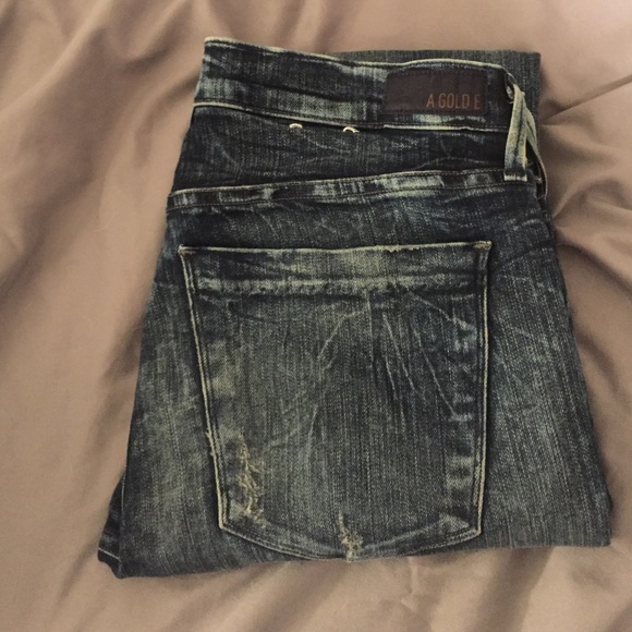 A gold e brand skinny jeans