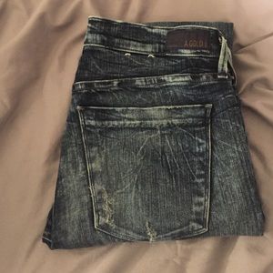 A gold e brand skinny jeans