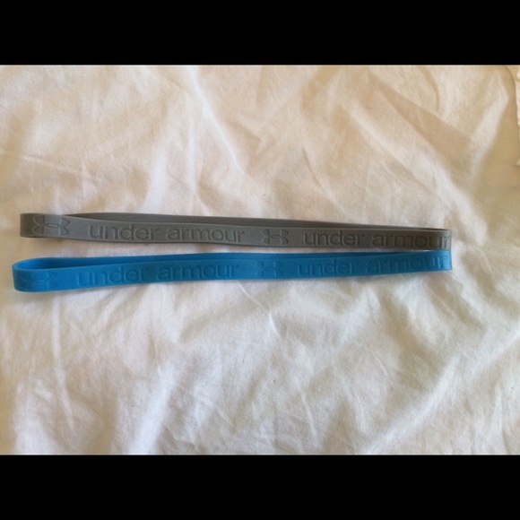 Under Armour Workout Headband ( Grey and Blue )