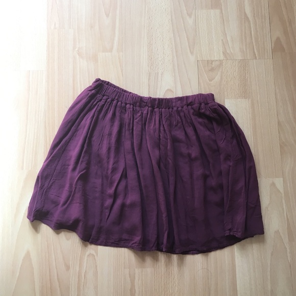 Maroon Brandy Melville skirt