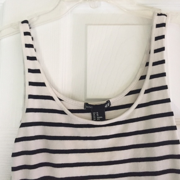 Basic Striped Mini Dress - Picture 2 of 2