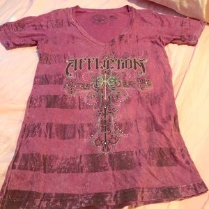 Affliction shirt like new, never worn