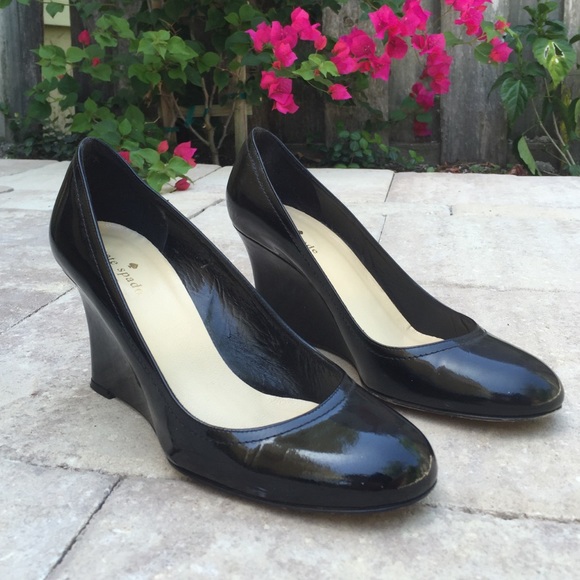 kate spade Heels with wedge back.