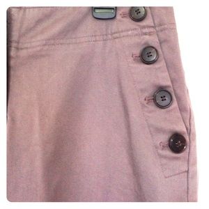 Gray button pocket pants