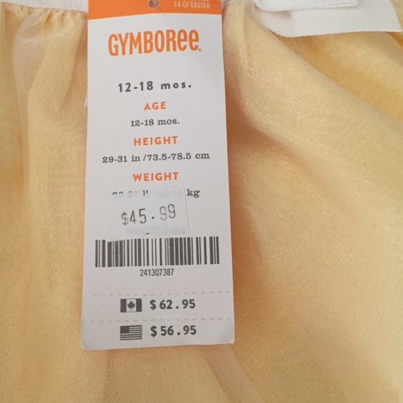 🍃spring SALE 🍃NWT Gymboree yellow satin dress🌻 - Picture 6 of 6