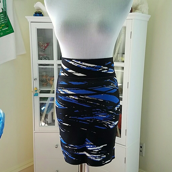 multi color pencil skirt