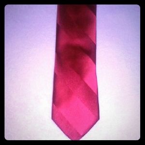 A Red Stripped Tie