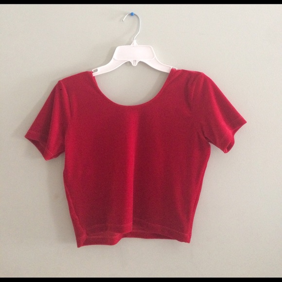 AA Red Velvet Crop Top - Picture 2 of 2