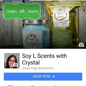 Soy Candles, melts, oils, melter gems and sprays