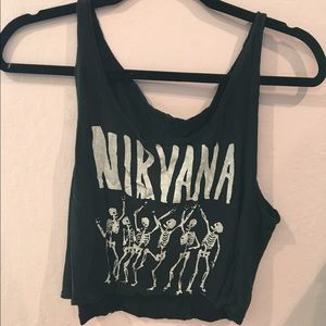 brandy Melville nirvana t-shirt