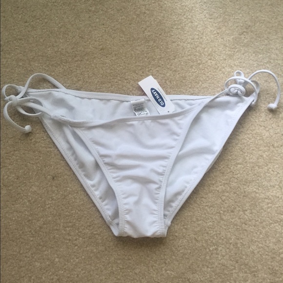 NWT white swim bottoms!