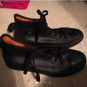 Leather Chuck Taylor's Converse