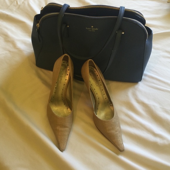 Gold heels