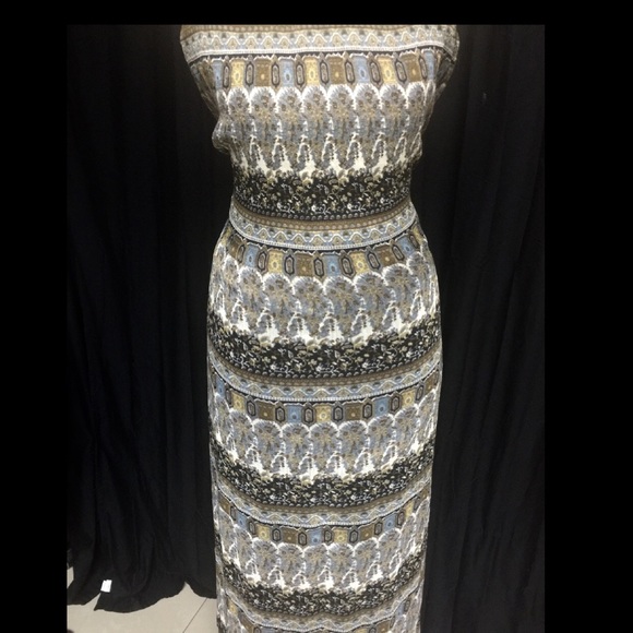 Strapless Maxi Dress EUC - Picture 2 of 3