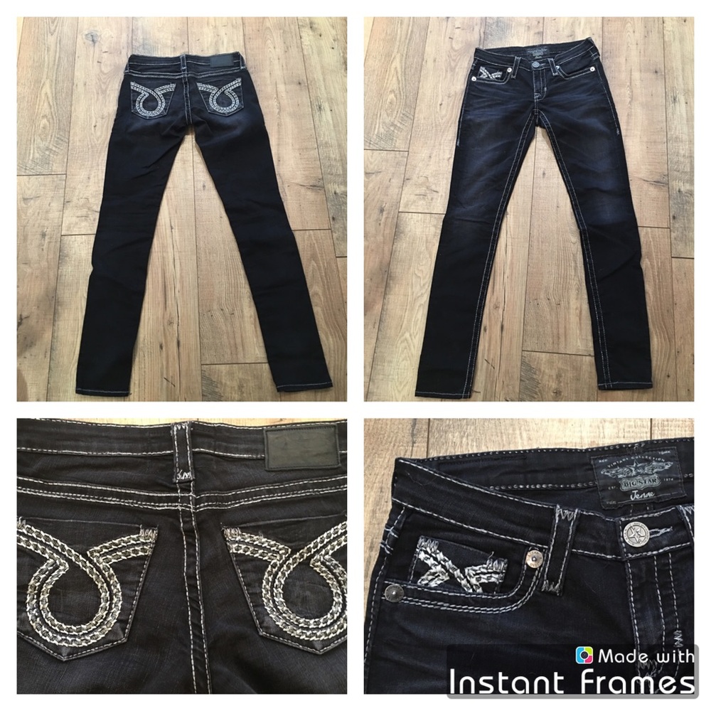 Big Star Jenae black skinny jean