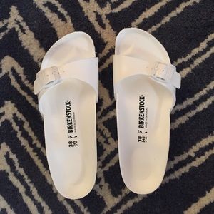 Birkenstock white Madrid sandals