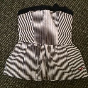 Hollister strapless top!