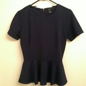 Forever 21 Peplum Top