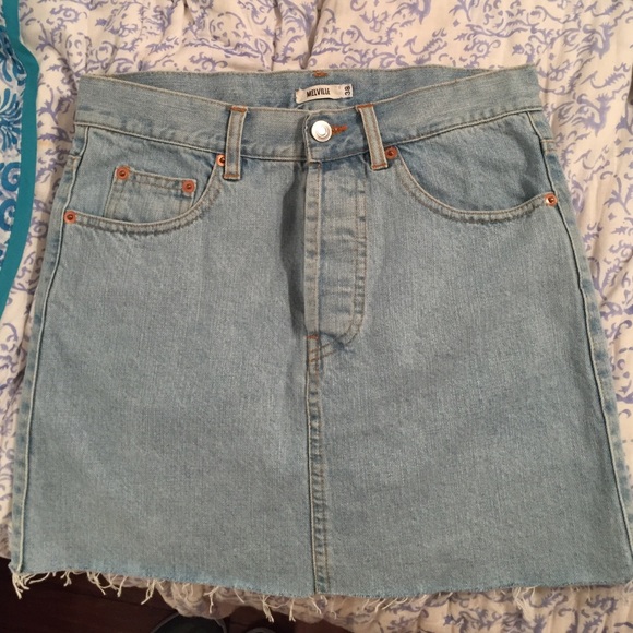 denim skirt; Brandy Melville; never worn