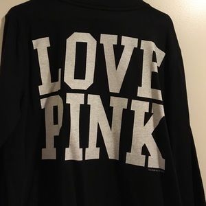 Victoria secret half zip sweat shirt