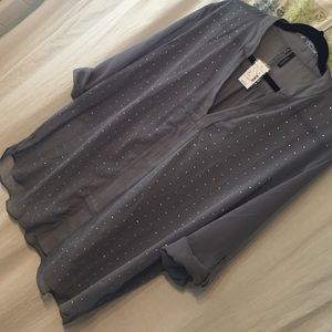 Maurices NWT sheer sparkle blouse!