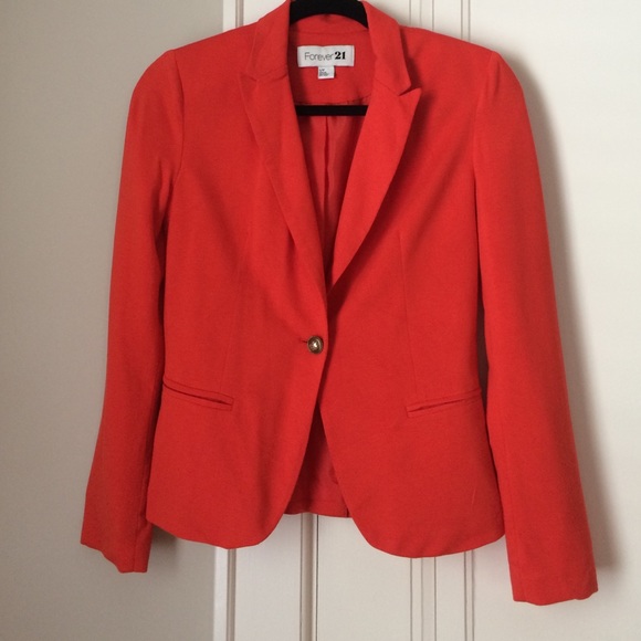 Forever 21 Orange Blazer