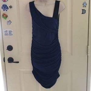 Medium express dark blue and black dress