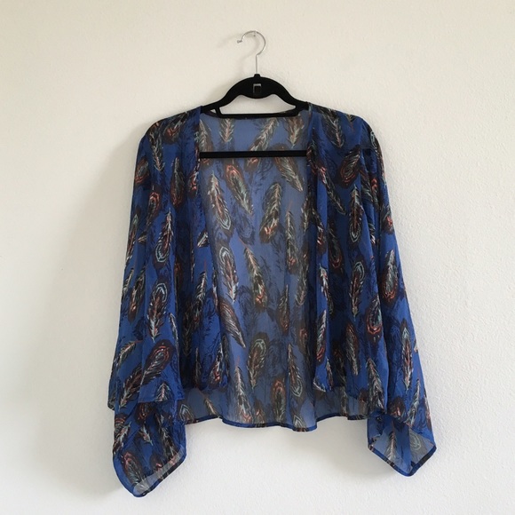 UO feather kimono